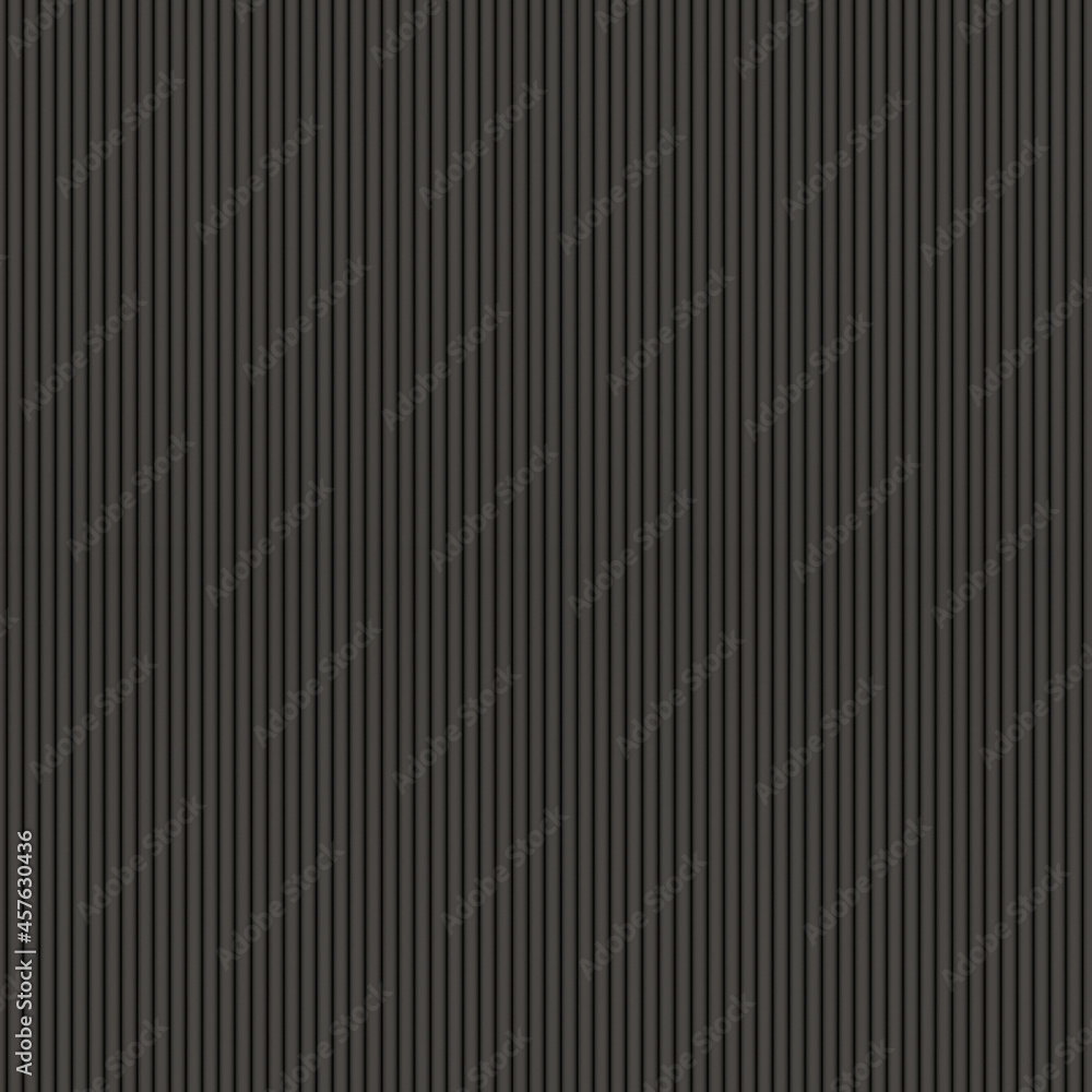 Brown vertical stripes like paper. 3d background. Seamless texture. Volumetric realistic texture. 3D geometric pattern. Brown vertical stripes like paper. 3d background. Seamless texture. Volumetric realistic texture. 3D geometric pattern.