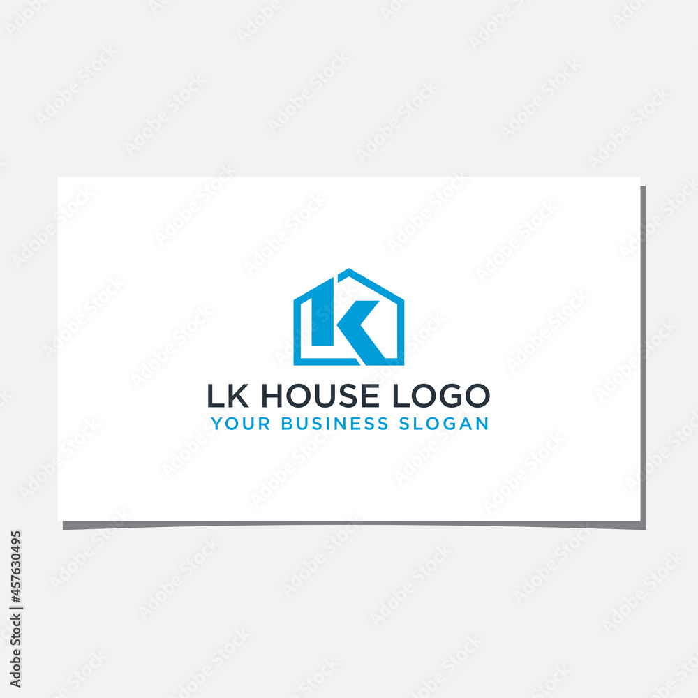 LK HOUSE LOGO DESIGN VECTOR LK HOUSE LOGO DESIGN VECTOR