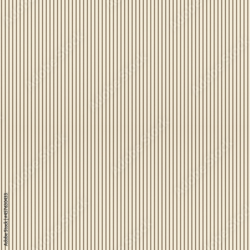 Fototapeta Naklejka Na Ścianę i Meble -  Beige vertical stripes like paper. 3d background. Seamless texture. Volumetric realistic texture. 3D geometric pattern.
