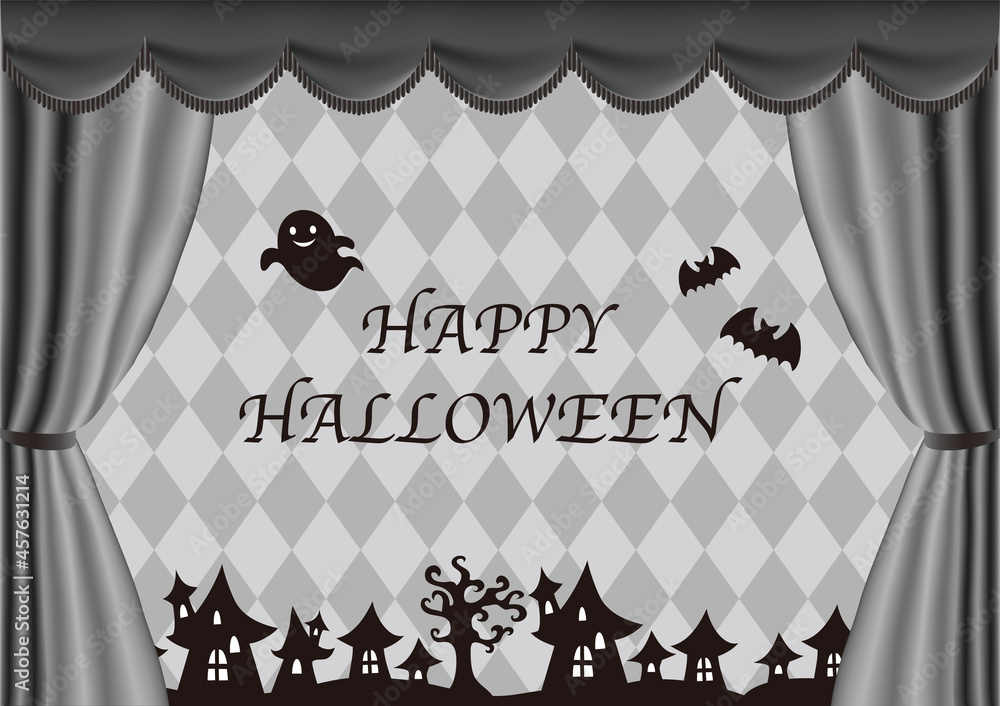 ハロウィン ハロウィーン 10月 秋 おばけ 街並み シルエット ゴシック 背景 ダイヤ柄 イラスト Stock Vector Adobe Stock ハロウィン ハロウィーン 10月 秋 おばけ 街並み シルエット ゴシック 背景 ダイヤ柄 イラスト Stock Vector Adobe Stock