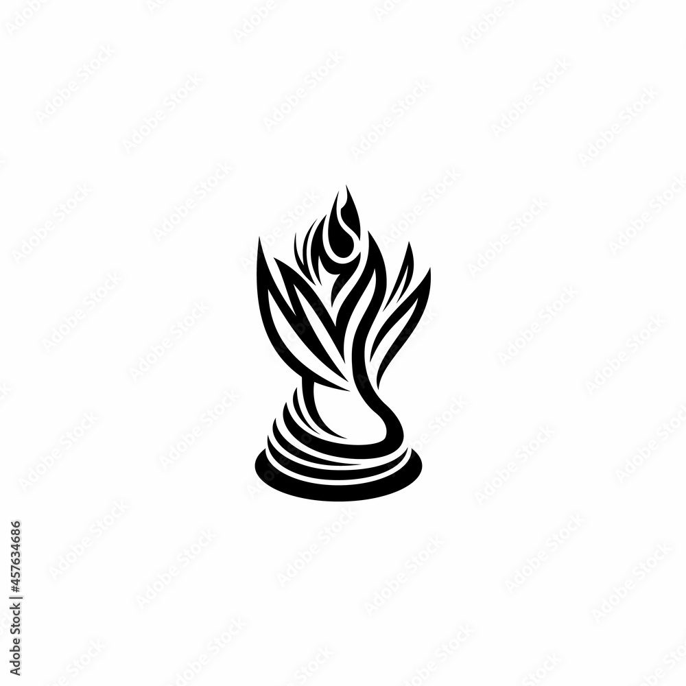 Award trophy outline logo design inspiration Award trophy outline logo design inspiration