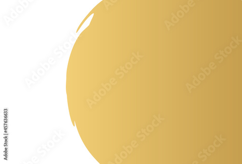 白背景に金色の丸の和風イメージの背景素材