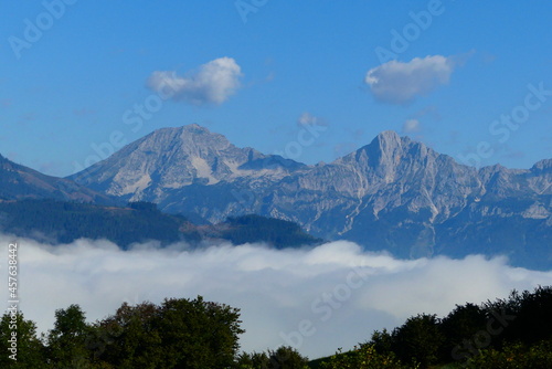 Nebel im Tal, Ennstaler Alpen