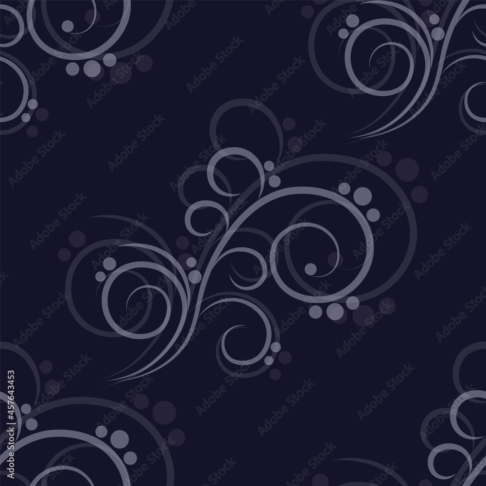 beautiful swirls vector seamless pattern blue background beautiful swirls vector seamless pattern blue background
