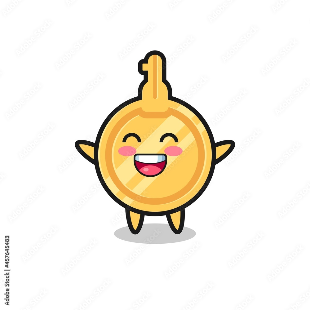 happy baby key cartoon character happy baby key cartoon character