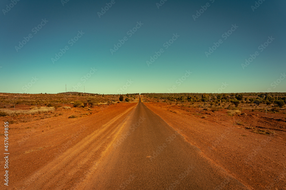 Outback roads in rural Queensland, Australia