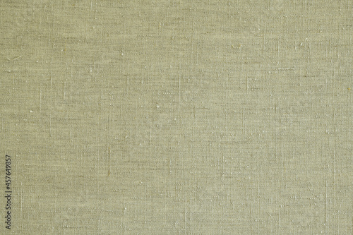 Bild auf Leinwand Linen canvas background. Unprimed linen canvas for painting.