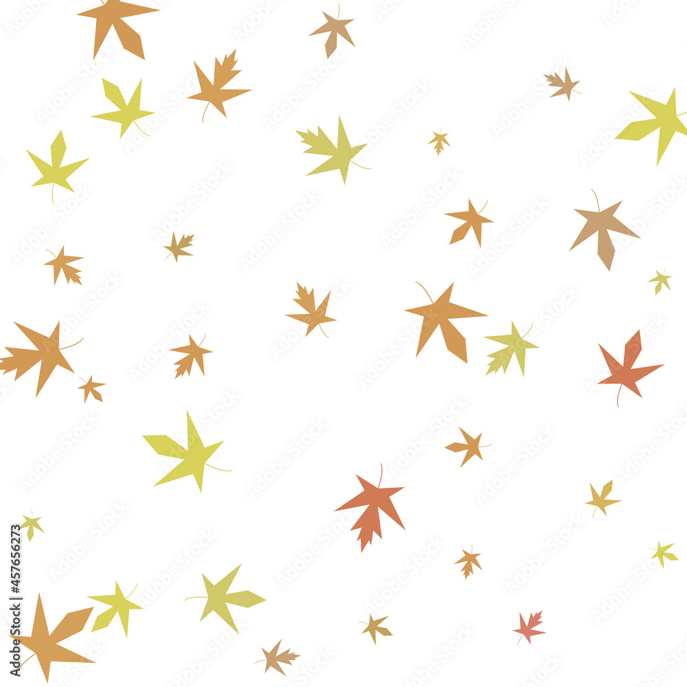 Autumn maple confetti. Simple autumn background Autumn maple confetti. Simple autumn background