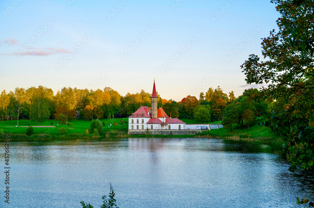 Obraz premium church on the lake