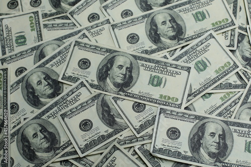 Lots of hundred dollar bills