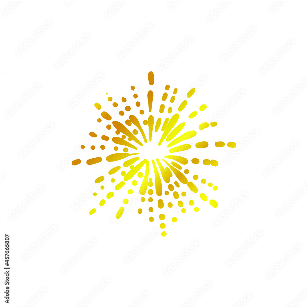 Vector Retro Golden Shine Icons Isolated on White Background, Gradient Gold Color, Firework Display, Paint Splash, Doodle Firework Explosion Drawing. Vector Retro Golden Shine Icons Isolated on White Background, Gradient Gold Color, Firework Display, Paint Splash, Doodle Firework Explosion Drawing.