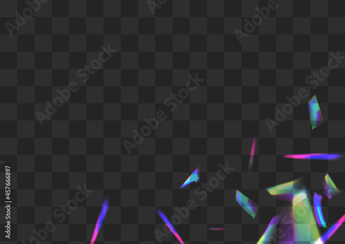 Bright Refraction Vector Transparent Background.
