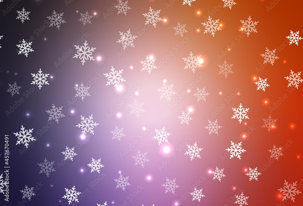 Dark Pink, Red vector layout in New Year style.