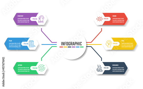 business infographic vector design, information