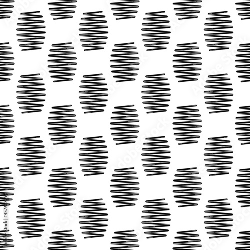 Car spring pattern seamless background texture repeat wallpaper geometric vector