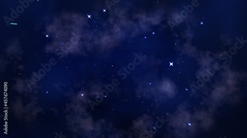 nebula stars sky in deep space