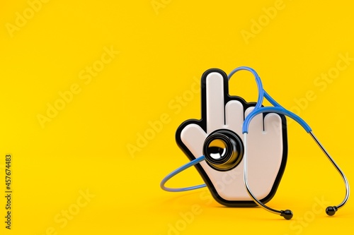 Cursor with stethoscope