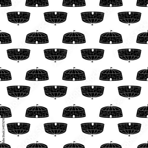 Circus arena pattern seamless background texture repeat wallpaper geometric vector