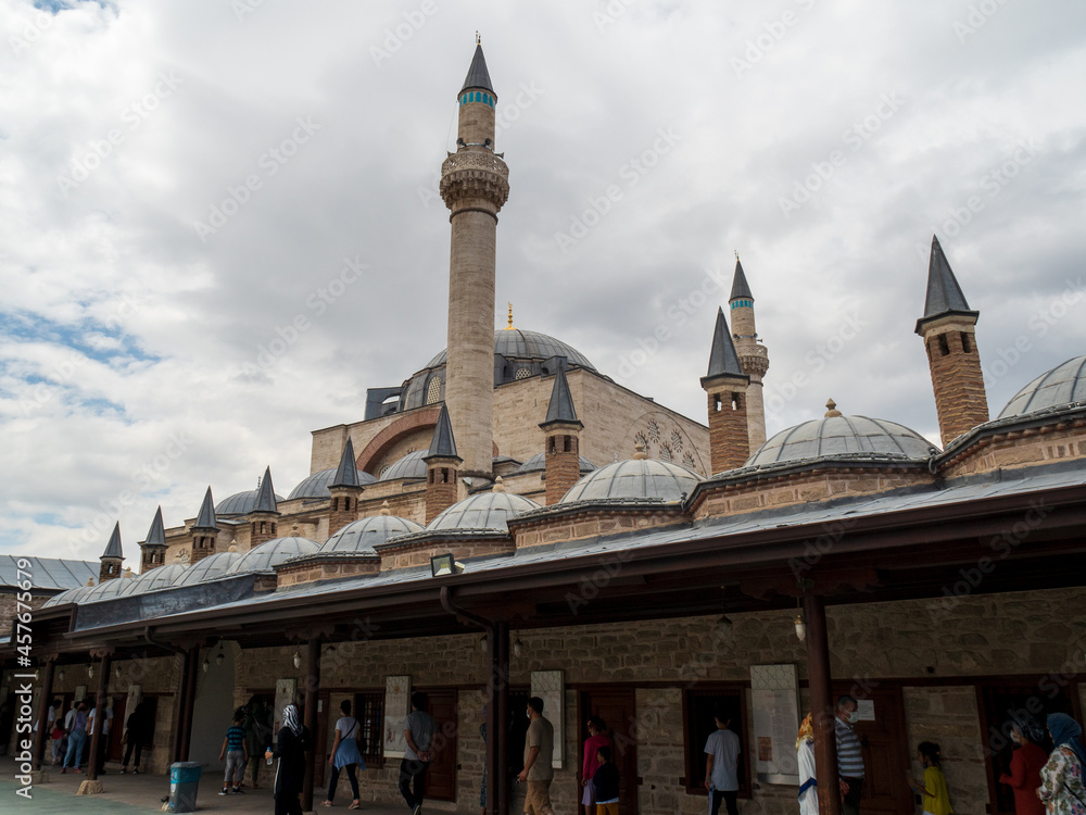 Mevlana Museum - Museum of the outstanding Persian Sufi poet Jalaladdin Rumi in the Turkish city of Konya