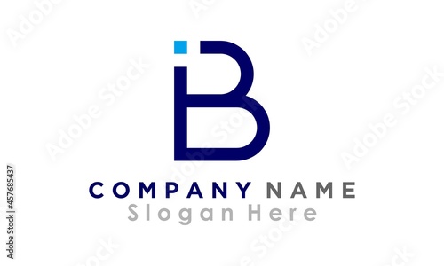 BI typographic logo