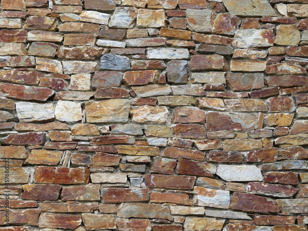 Fototapeta premium beautiful hard stone wall colors resistant firmness
