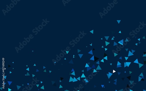 Fototapeta Naklejka Na Ścianę i Meble -  Light BLUE vector pattern in polygonal style.