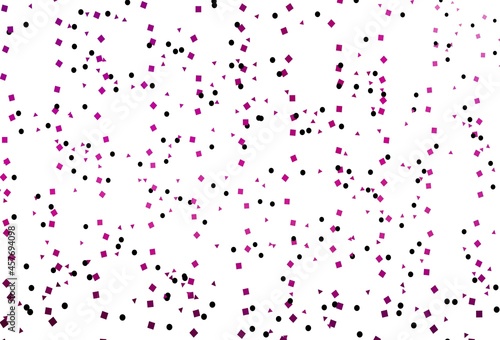 Light Purple vector layout with circles  lines  rectangles.