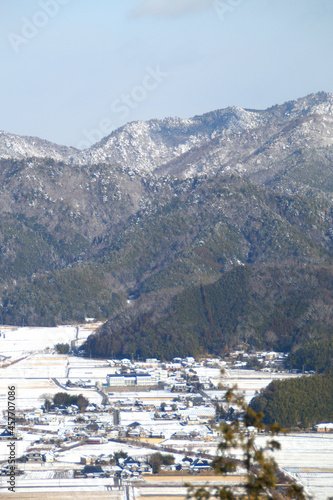 積雪 農村と里山 丹波篠山