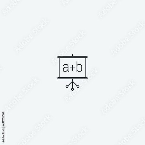 Courses vector icon illustration sign