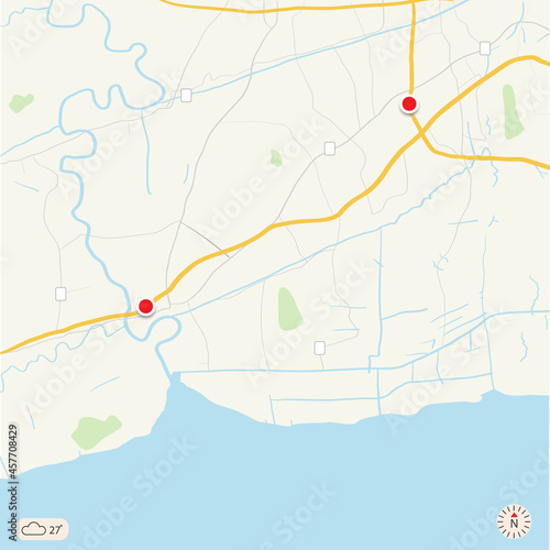 city map for any kind of digital info graphics and print publication.