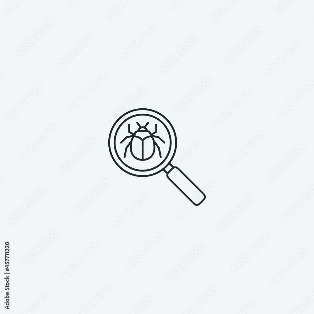 Search vector icon illustration sign Search vector icon illustration sign