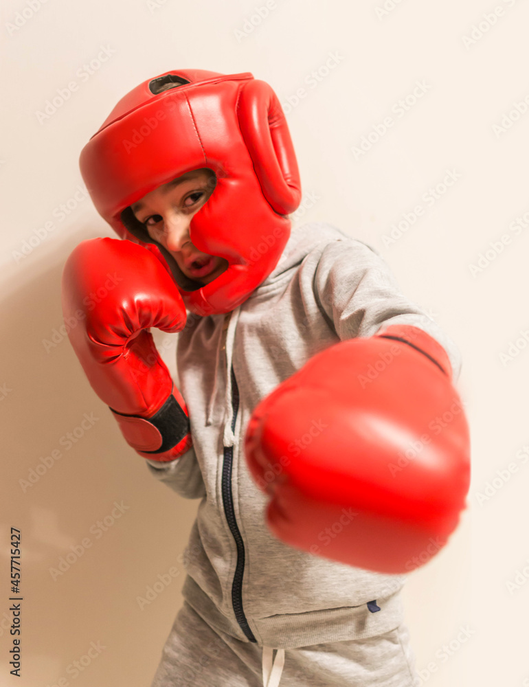 True little fighter boxer strikes True little fighter boxer strikes