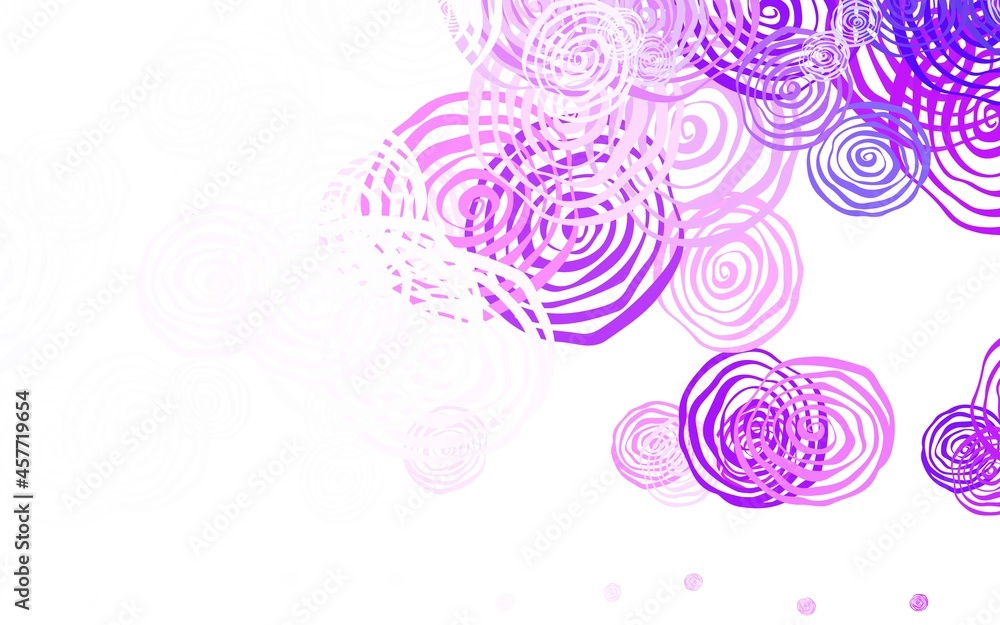 Light Purple vector abstract background with roses.