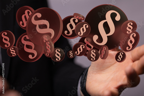 Justiz und Gesetz Konzept