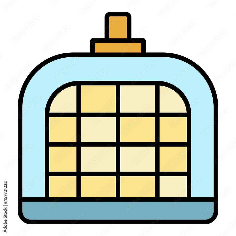 Obraz premium Pet travel box icon. Outline pet travel box vector icon color flat isolated