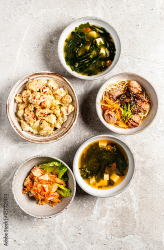 japanese food set, top view © Maksim Shebeko
