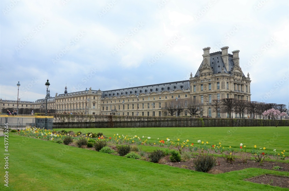 Day view of the Jardin des Tuileries garden, Paris