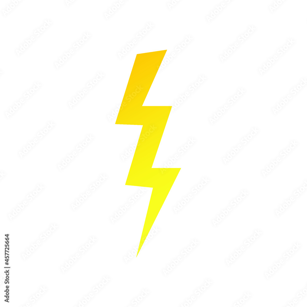 lightning bolt isolated on white lightning bolt isolated on white