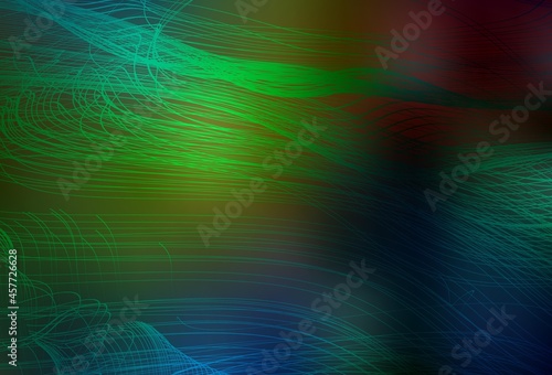 Dark Multicolor vector colorful blur background.