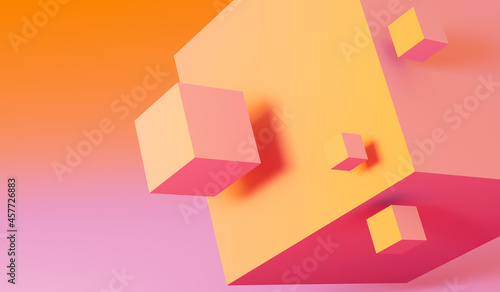 Abstract 3d render of compo...