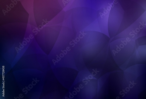 Dark Purple vector template with crystals, triangles.