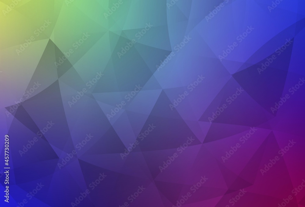 Obraz premium Light Multicolor vector abstract mosaic background.