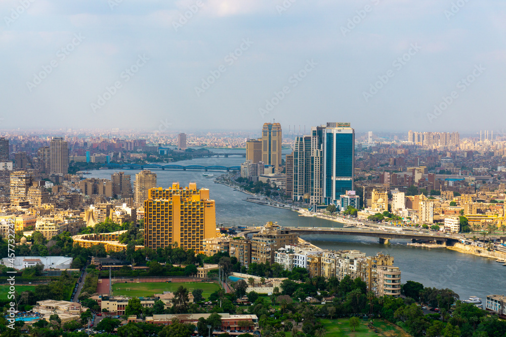 Fototapeta premium View of Cairo and the Nile