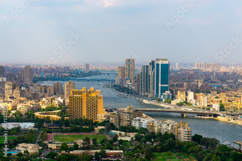 View of Cairo and the Nile