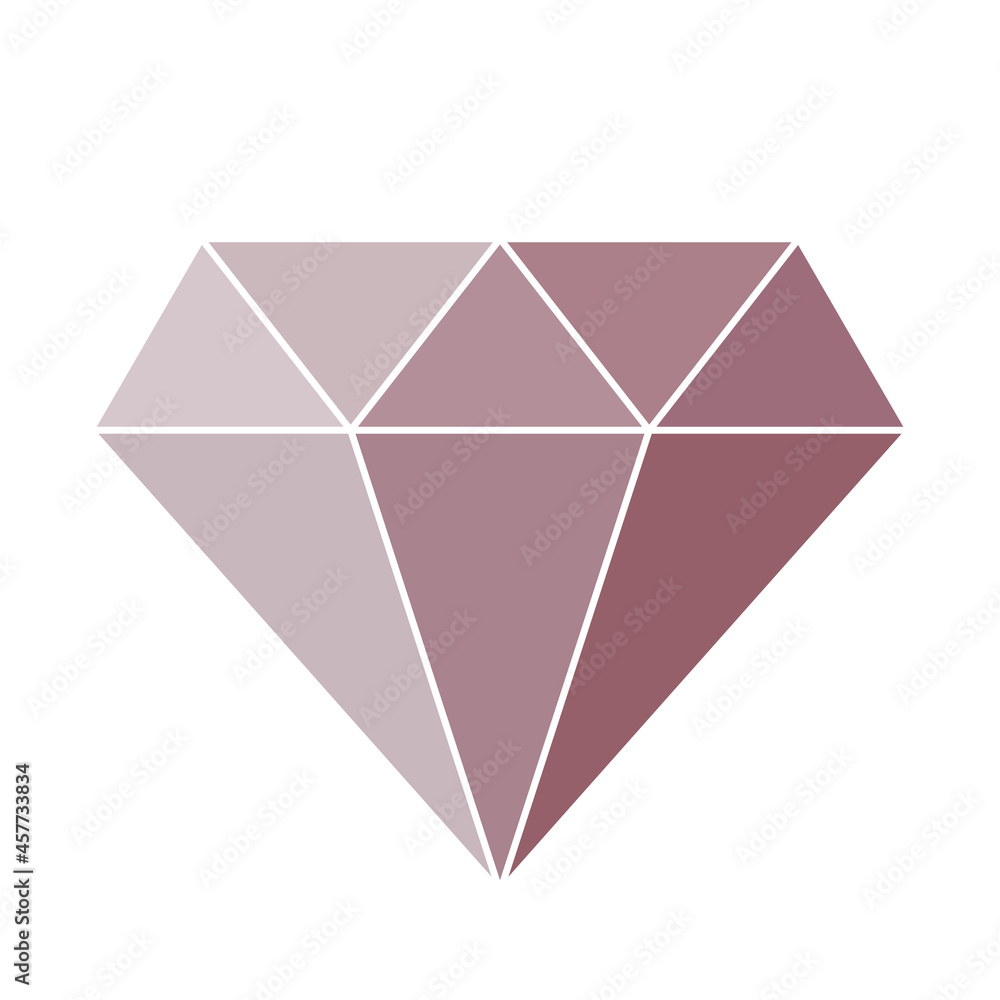 Diamond simple icon. Vector Illustration Diamond simple icon. Vector Illustration