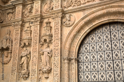 St Esteban Church Facade and Entrance, Salamanca
