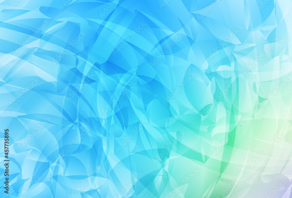 Light Blue, Green vector pattern with random forms. Light Blue, Green vector pattern with random forms.