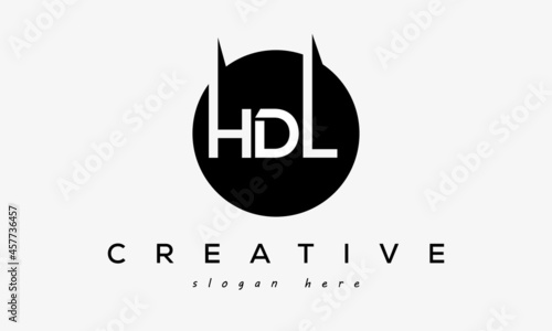 HDL creative circle letters logo design victor