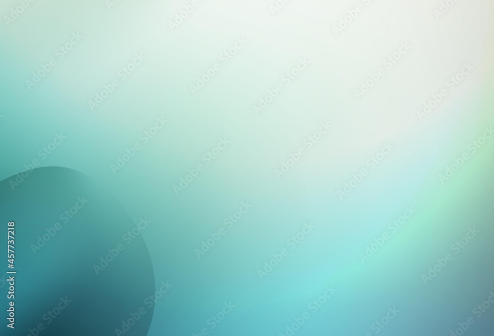 Light Blue, Green vector background with liquid shapes.