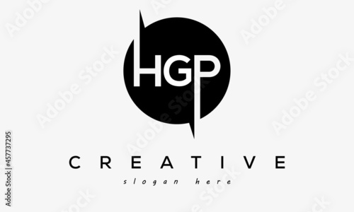 HGP creative circle letters logo design victor photo